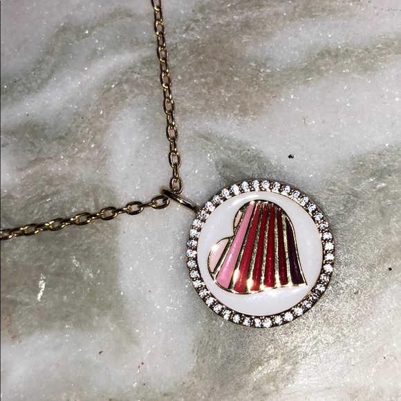 LULU DK HEART LOVE NECKLACE - Picture 3 of 4